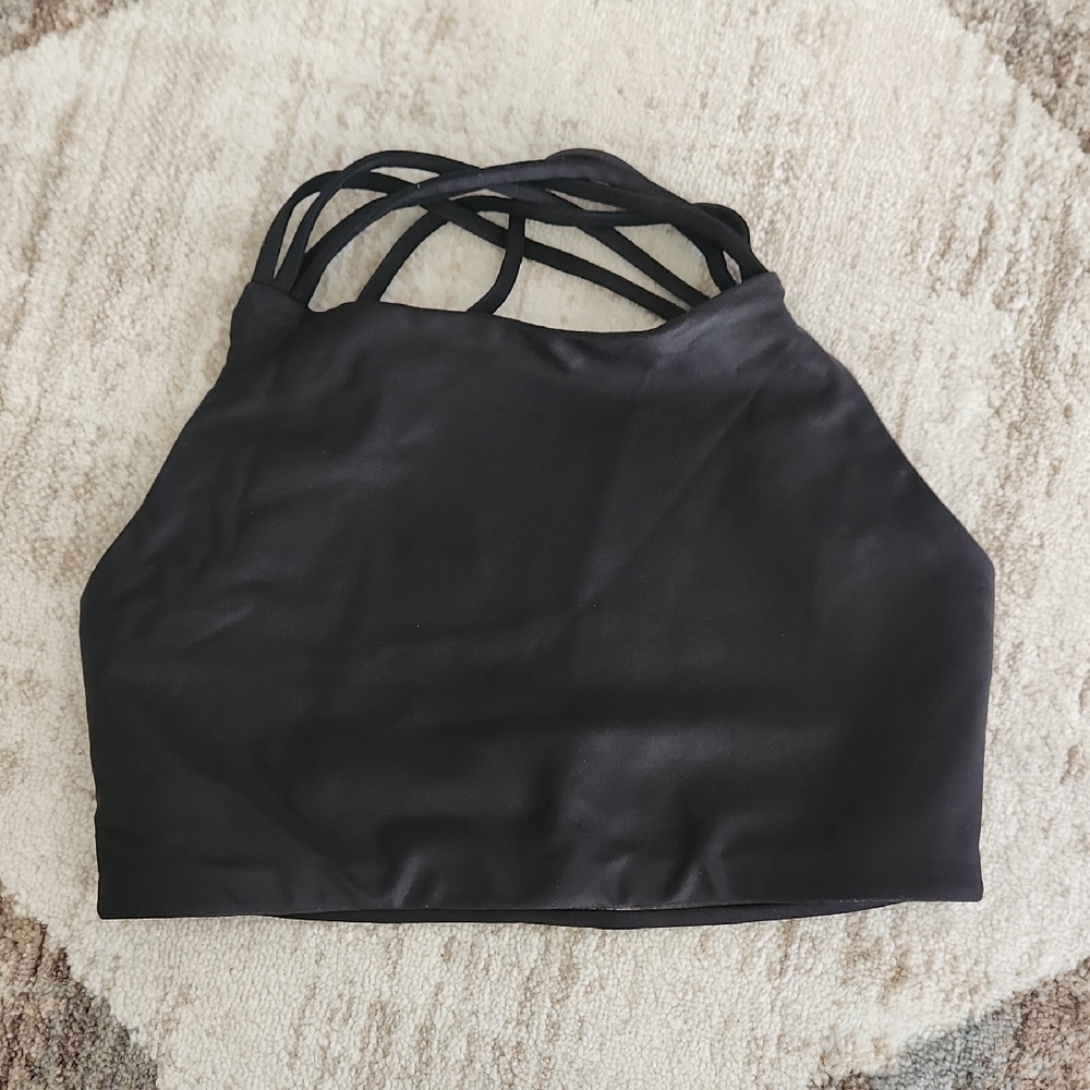 Carbon38 Black Strappy Bra